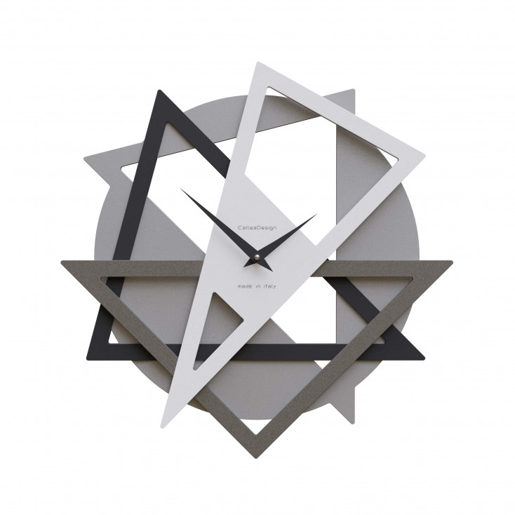 Orologio da parete moderno con forme geometriche da salotto
