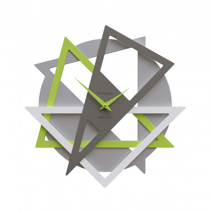 Orologio da parete moderno con forme geometriche da salotto