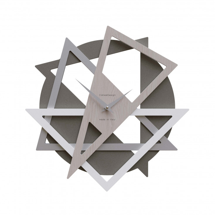 Orologio da parete moderno con forme geometriche da salotto