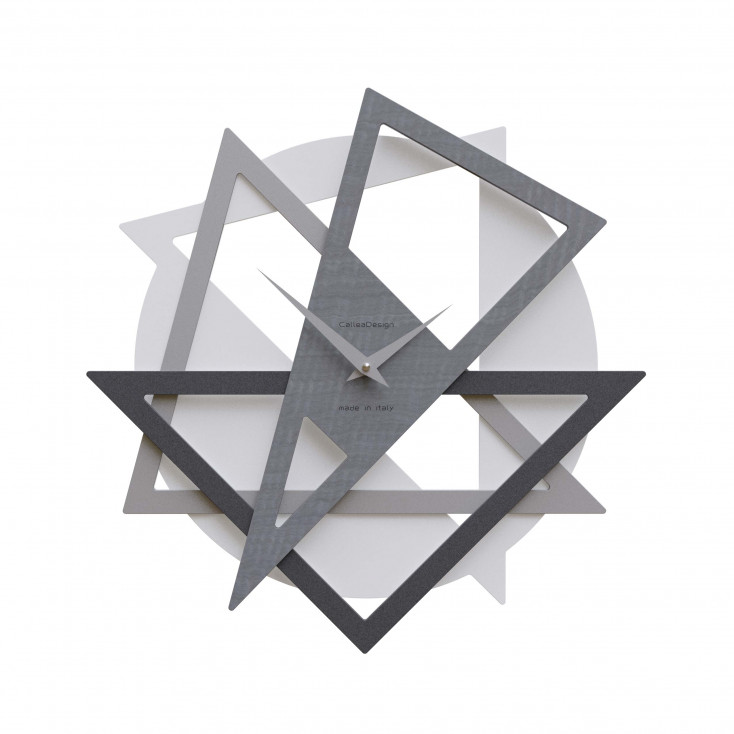 Orologio da parete moderno con forme geometriche da salotto