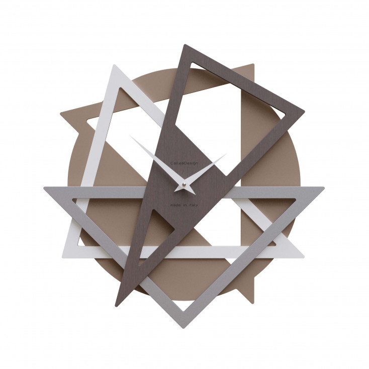 Orologio da parete moderno con forme geometriche da salotto