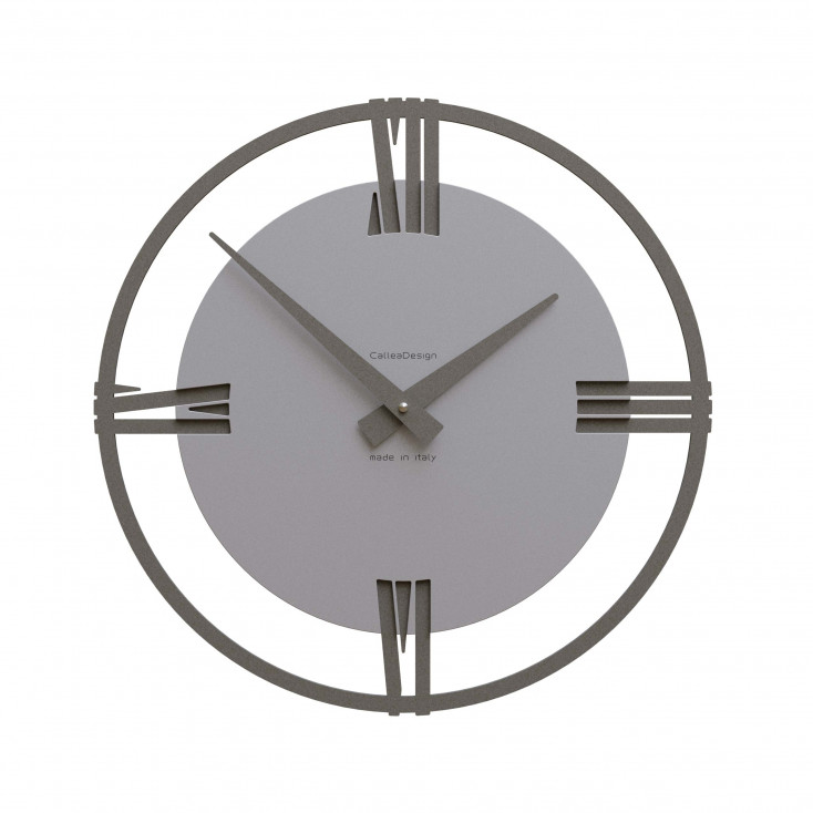 Orologio da parete moderno piccolo in legno con numeri romani