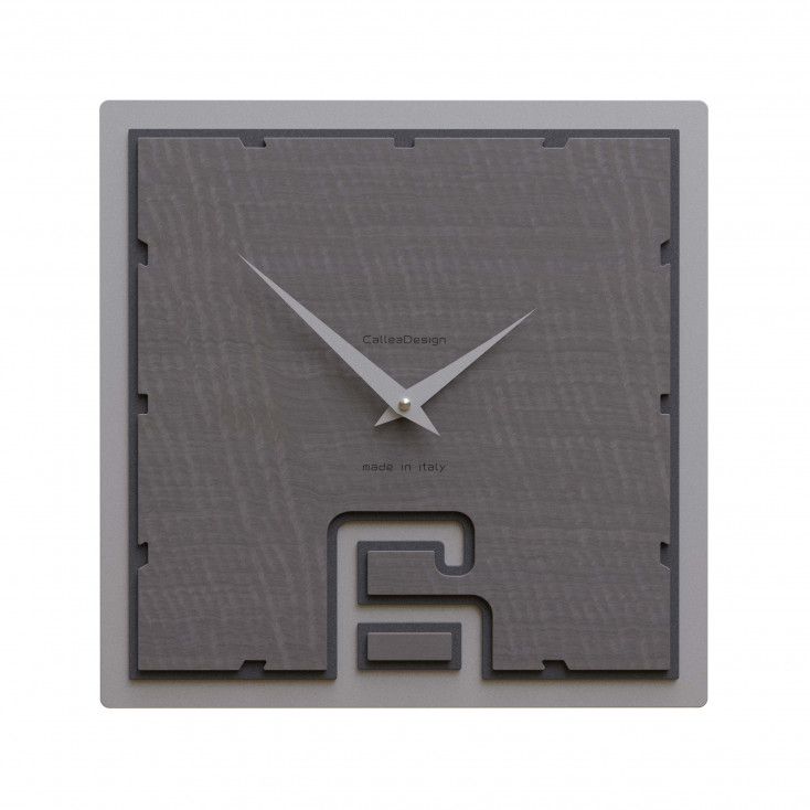 Orologio da parete quadrato in legno dal design moderno