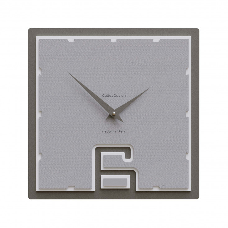 Orologio da parete quadrato in legno dal design moderno