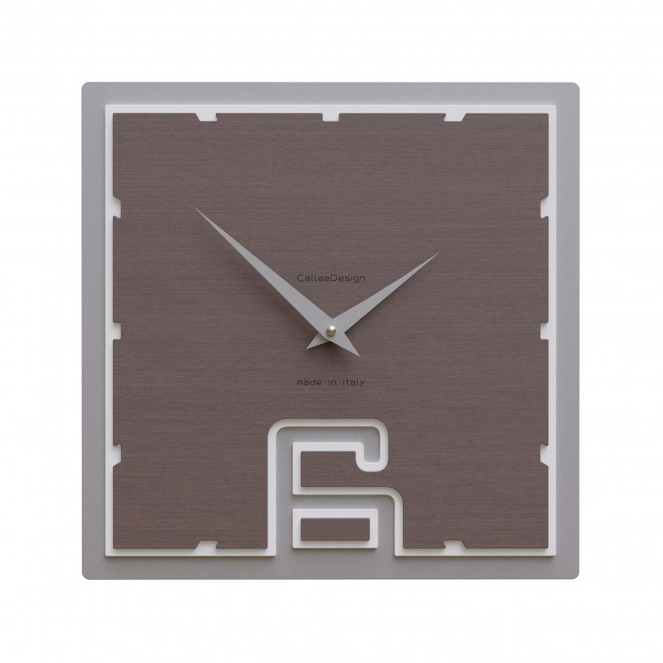 Orologio da parete quadrato in legno dal design moderno
