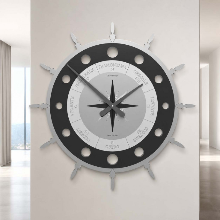 Orologio da parete dal design moderno in legno