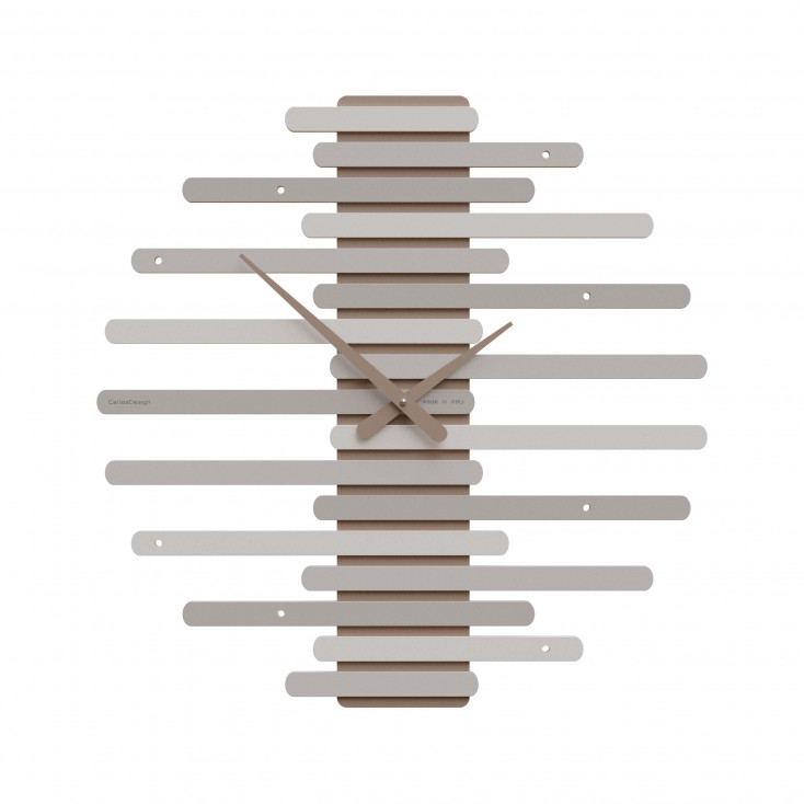 Orologio da parete rotondo in legno dal design moderno ed elegante