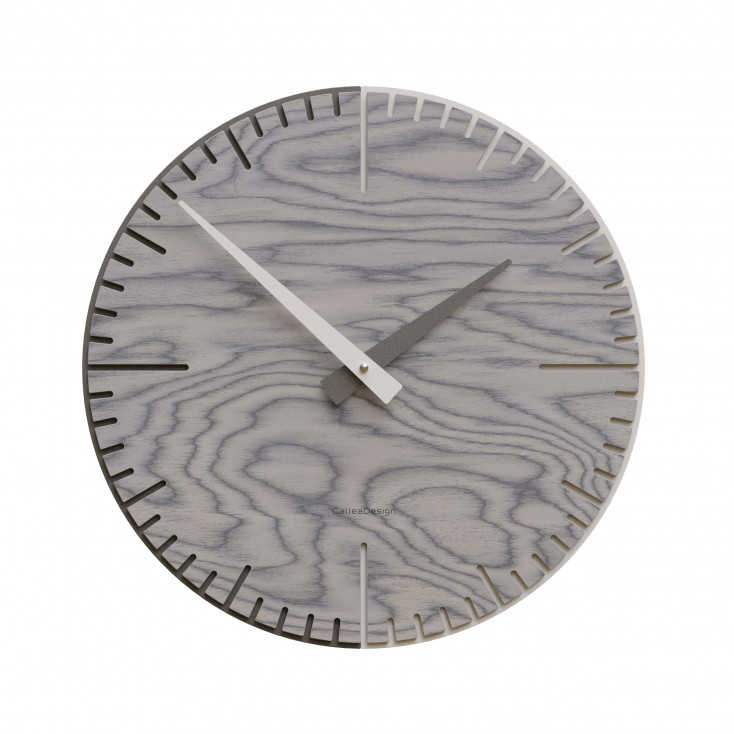 Orologio da parete rotondo in legno dal design moderno