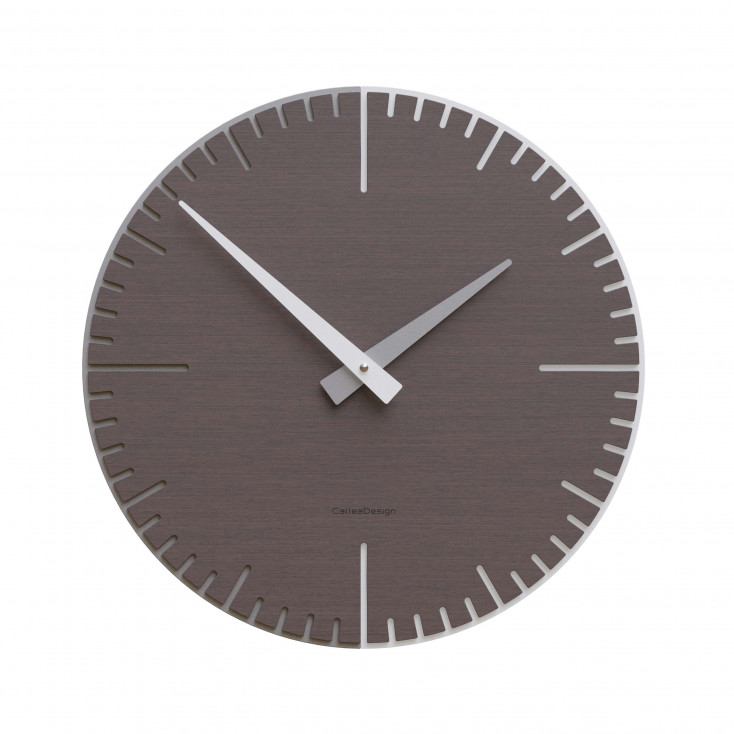 Orologio da parete rotondo in legno dal design moderno