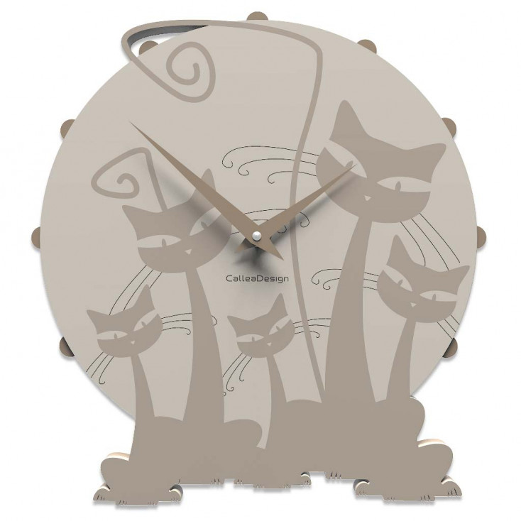 Orologio da parete rotondo in legno dal design moderno