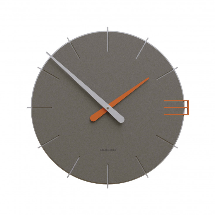 Orologio da parete rotondo in legno dal design moderno