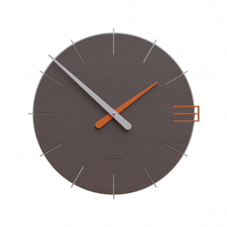 Orologio da parete rotondo in legno dal design moderno