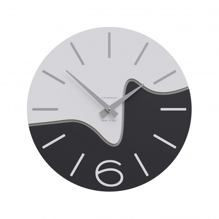 Orologio da parete rotondo in legno dal design moderno