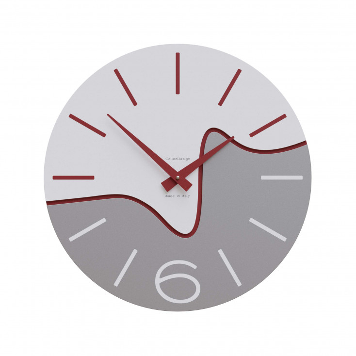 Orologio da parete rotondo in legno dal design moderno