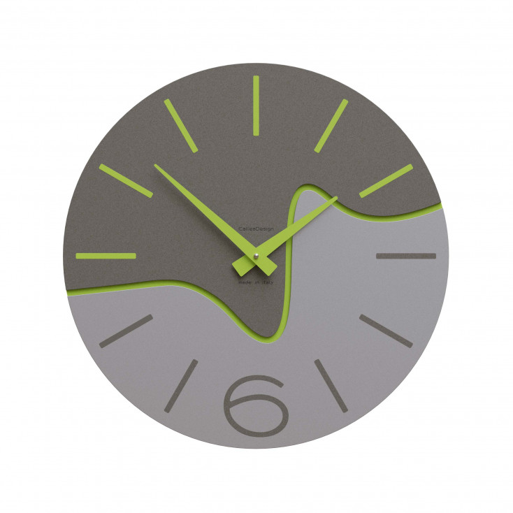 Orologio da parete rotondo in legno dal design moderno