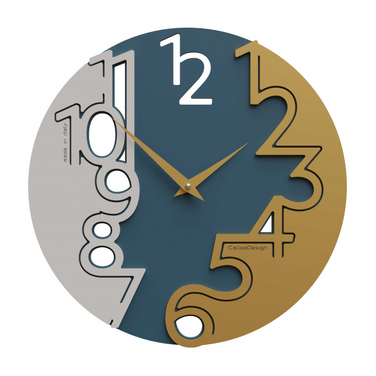 Orologio da parete rotondo in legno dal design moderno