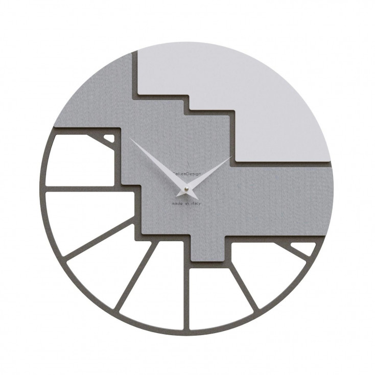 Orologio da parete rotondo in legno dal design moderno ed elegante