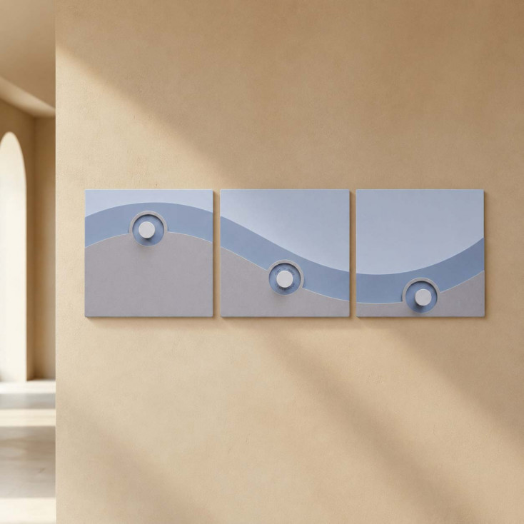 Pannelli appendiabiti per ingresso in legno dal design moderno