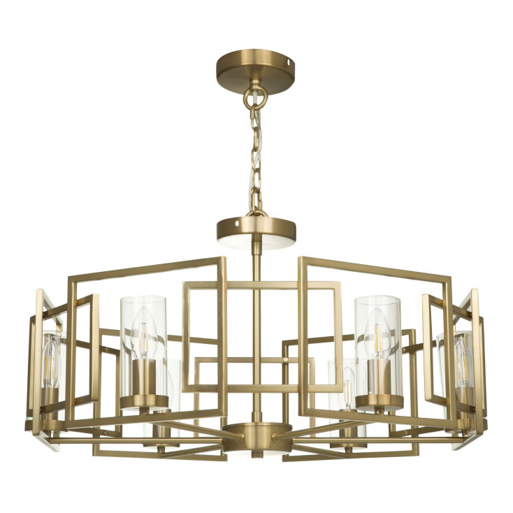 Lampadario piccolo in metallo dal design moderno