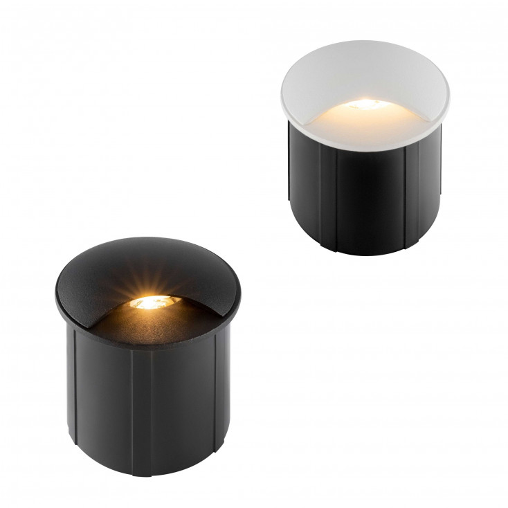 Faretto da incasso a LED rotondo in alluminio dal design moderno