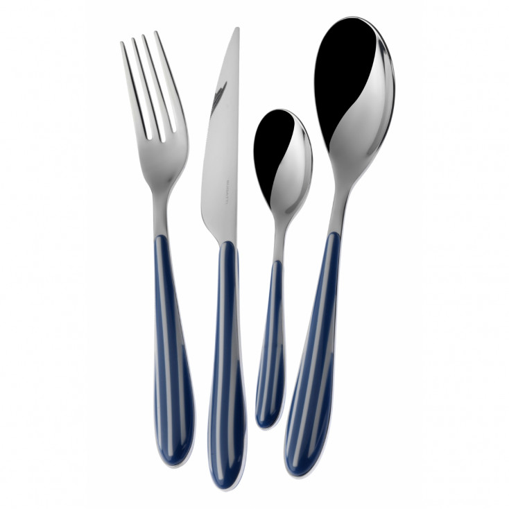 Posate da tavola in acciaio set 24pz linea "Zebra"