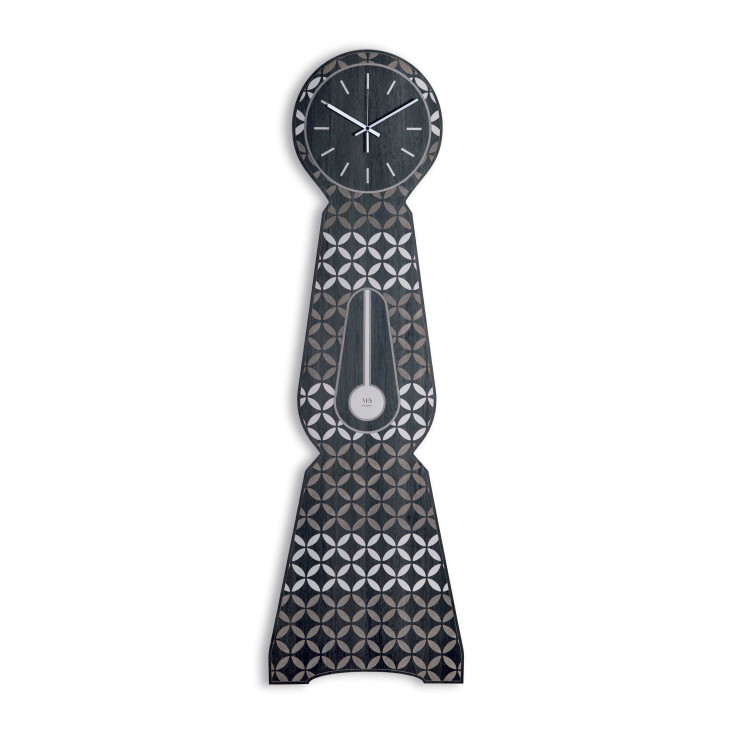 Orologio da parete di grandi dimensioni in legno per soggiorno "Moraklocka"