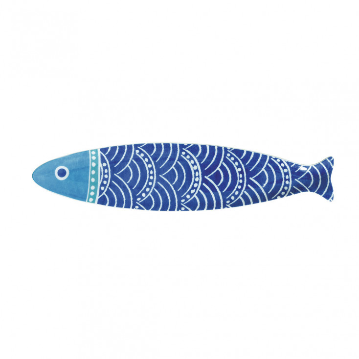 Piatto in porcellana a forma di pesce