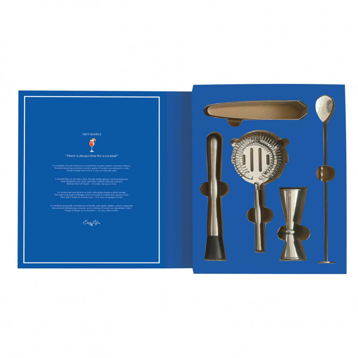 Set cocktail 5 pezzi con scatola regalo
