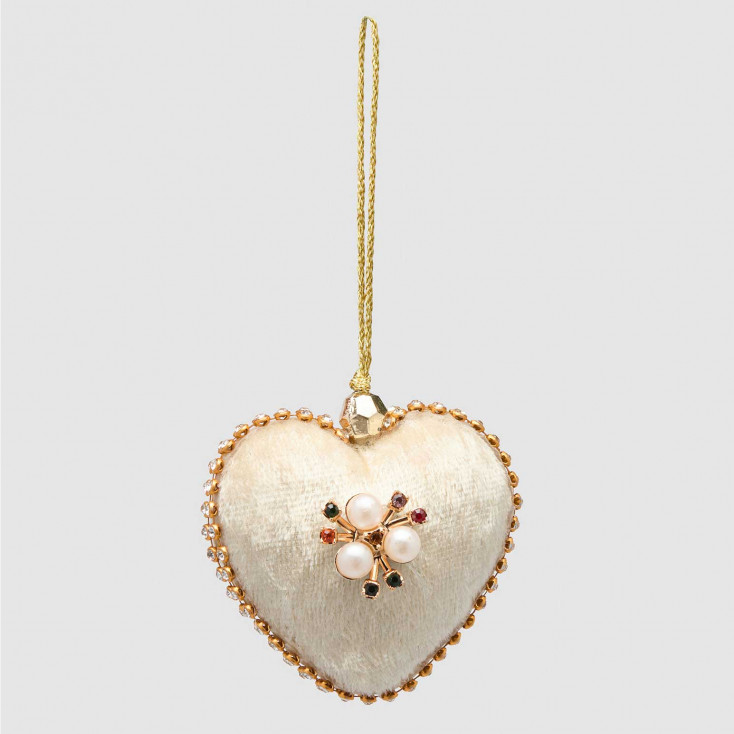 Abbobbo per albero di natale cuore d.6