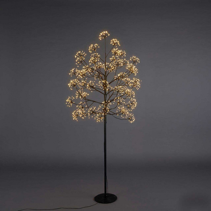 Albero di natale grande modello Faggio con 1568 LED h180
