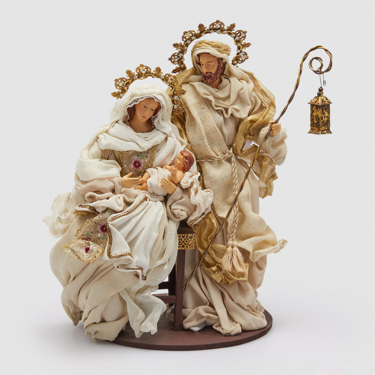 Decorazione natalizia natività grande con base