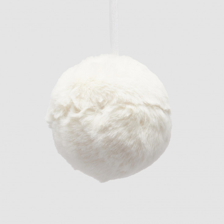 Pallina di natale piccola decorazione Furry d.10