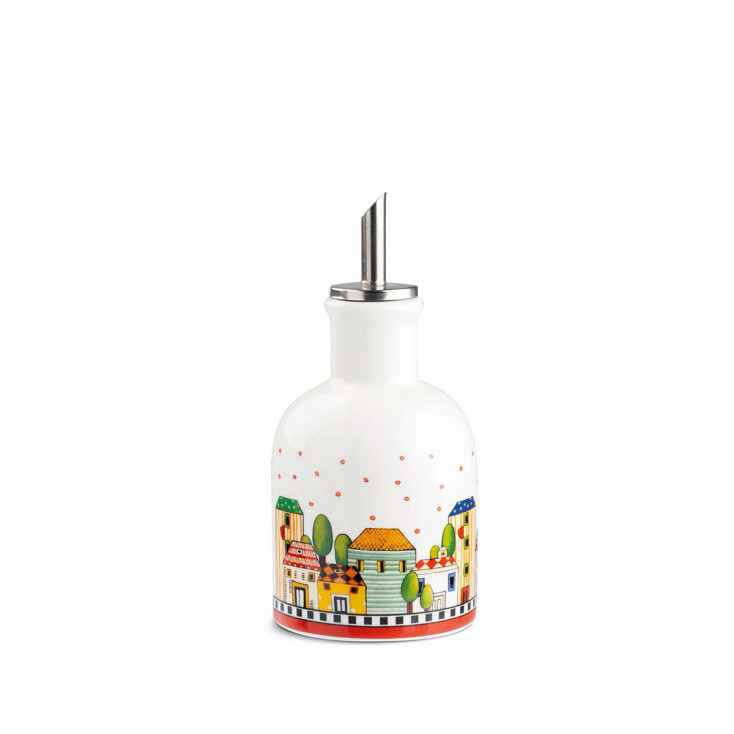 Bottiglia in ceramica per olio o aceto
