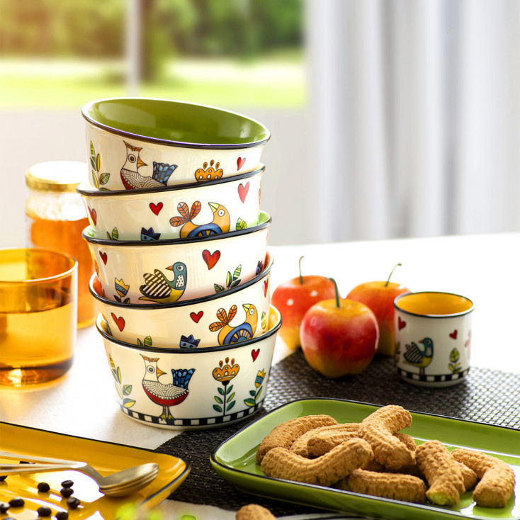 Bowl ciotola in porcellana dal design elegante