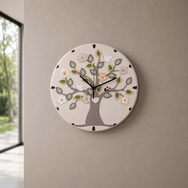 Orologio da parete rotondo in ceramica dal design moderno ed elegante