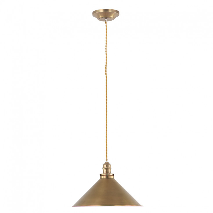 Lampada a sospensione con struttura paralume in acciaio dal design industrial