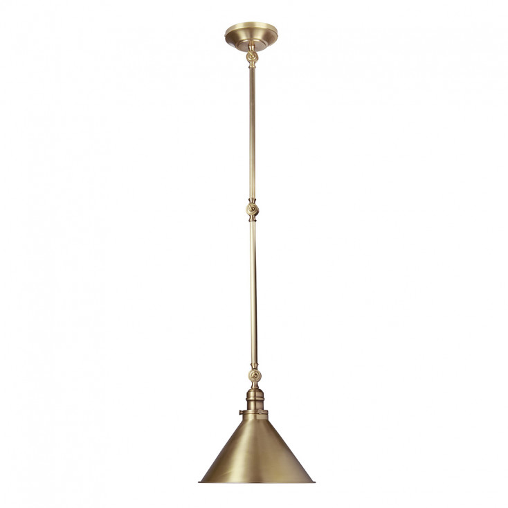 Lampada a sospensione dal design industrial con struttura e paralume in acciaio