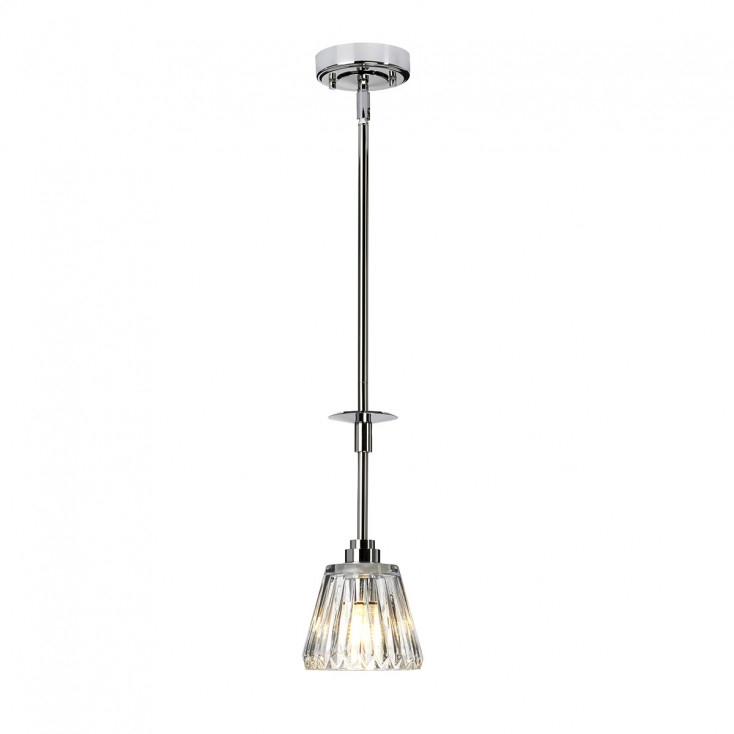 Lampada a sospensione pendente con diffusore in vetro a LED dal design moderno