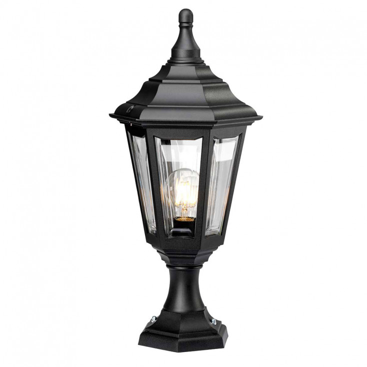 Lampada da terra bassa da giardino in resina e diffusore in acrilico