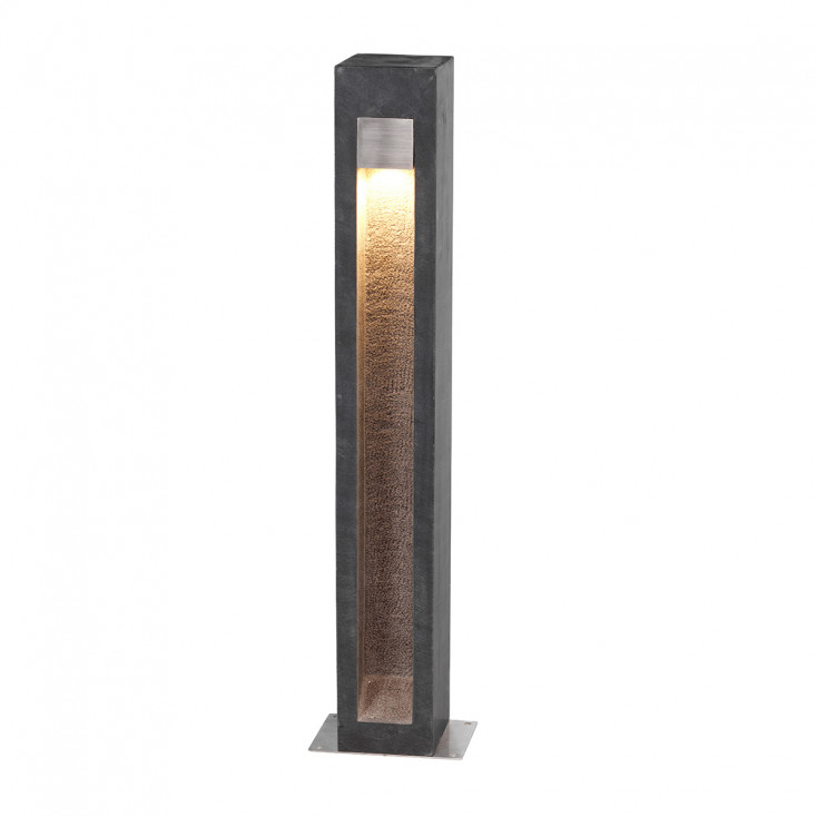 Paletto luce a LED con struttura in acciaio alta dal design elegante