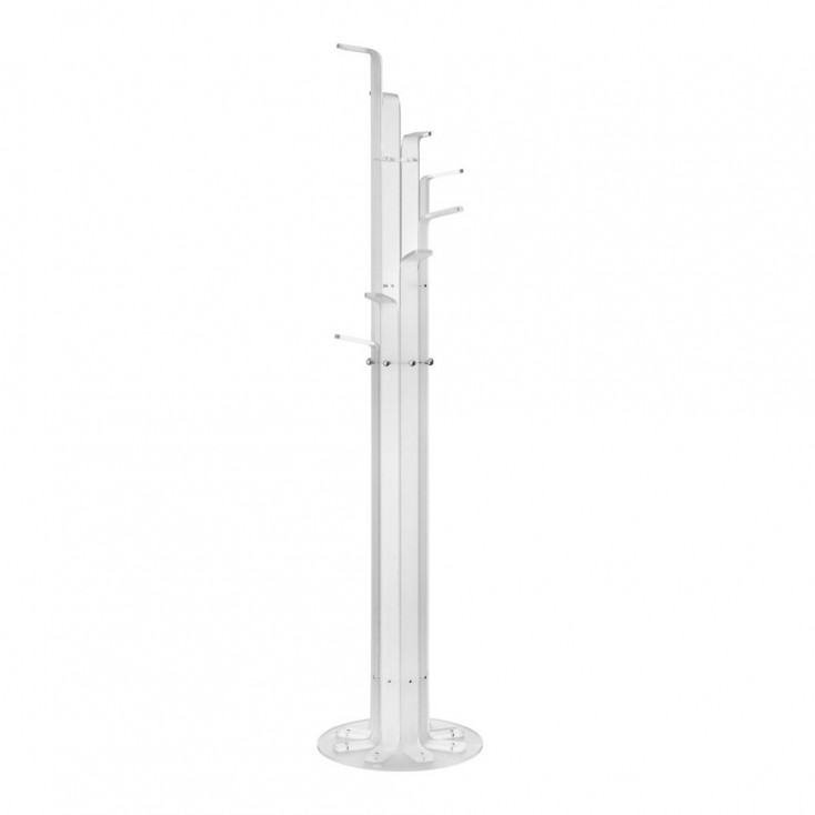 Appendiabiti da terra con struttura in plexiglass dal design moderno