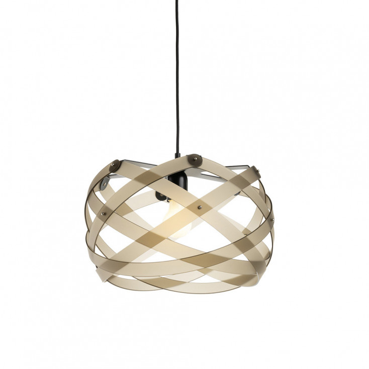 Lampada a sospensione con diffusore piccolo in plexiglass con 1 lampadina