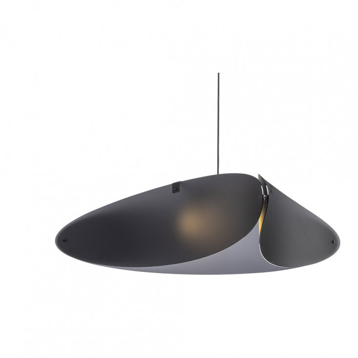 Lampada a sospensione dal design modeno con diffusore in plexiglass grande