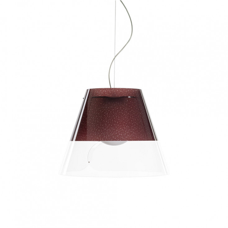 Lampada a sospensione per esterni con diffusore in plexiglass grande