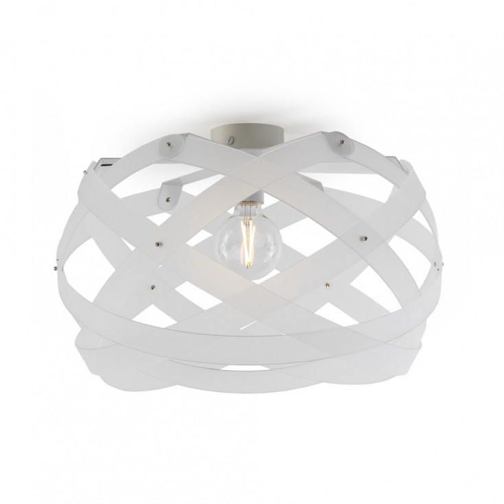Plafoniera moderna con diffusore in plexiglass grande