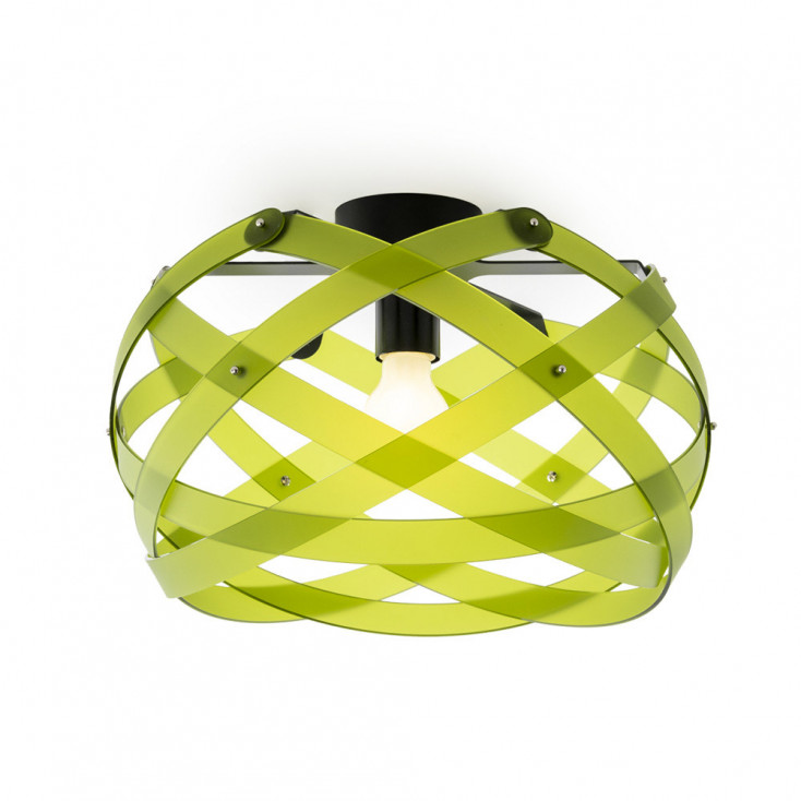 Plafoniera moderna con diffusore in plexiglass