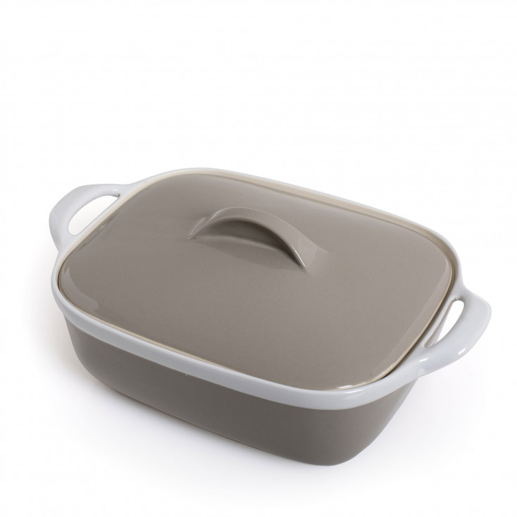 Casseruola in ceramica con coperchio teglia da forno elegante e resistente