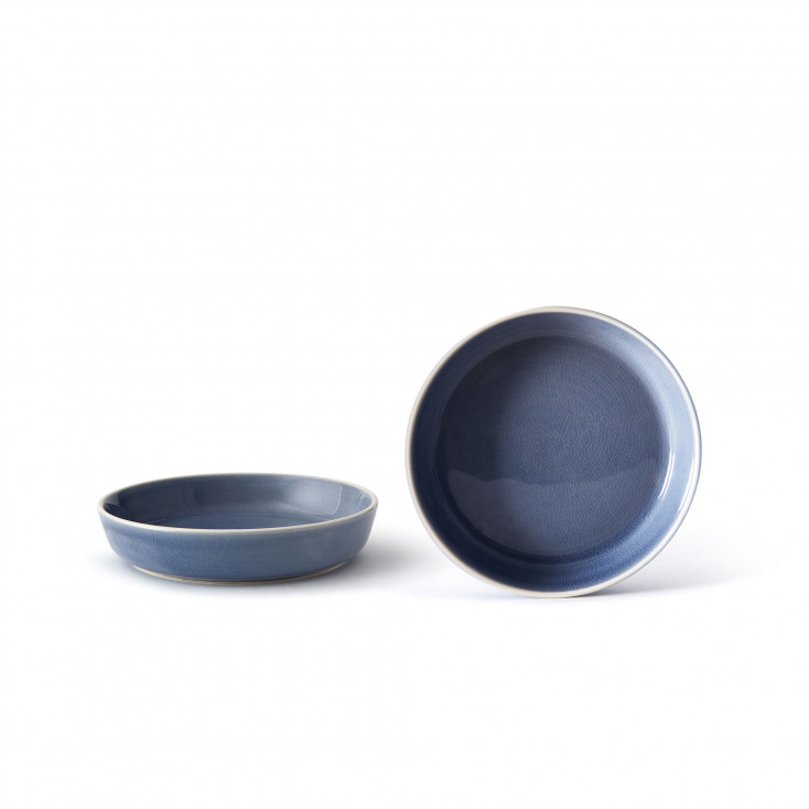 Set 4 Piatti fondo in ceramica