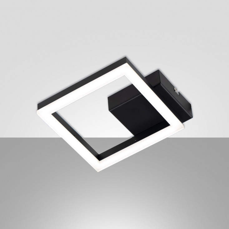 Applique da parete a led con struttura in metallo e metacrilato piccola