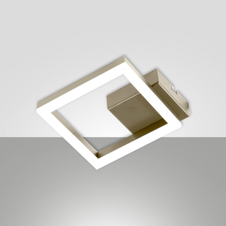 Applique da parete a led con struttura in metallo e metacrilato piccola
